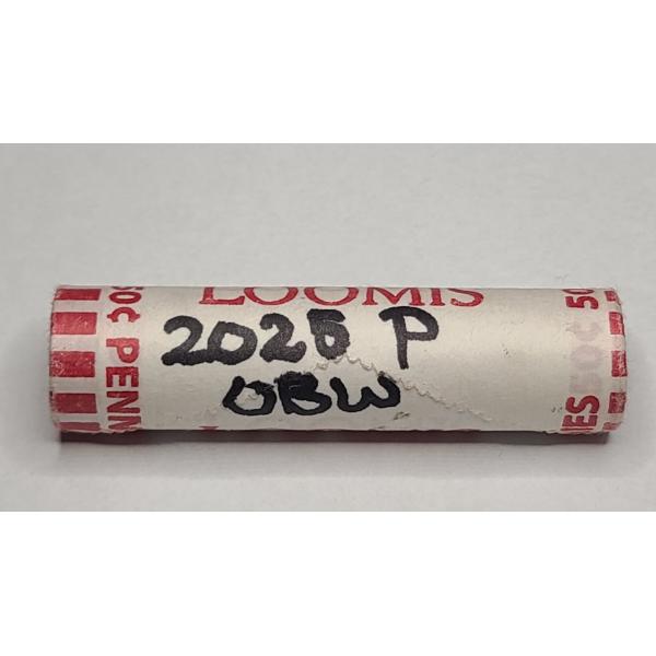 Original Bank Wrapped United States 2025-D Lincoln Shield Cents - $0.50