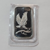Image 1 : SilverTowne Eagle 1 Troy oz .999 Fine Silver Bar - Mint Condition in Sealed Package