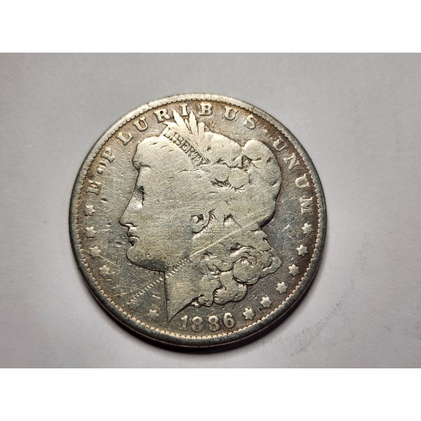 1886 Morgan Silver Dollar - 90% Silver Coin
