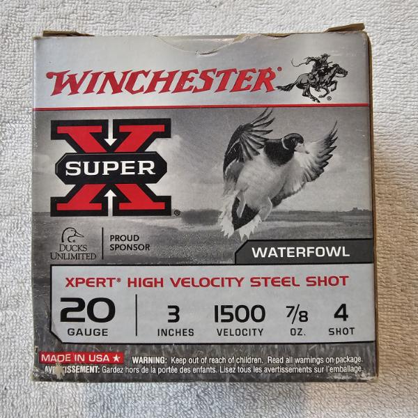 Box of Winchester Super-X Xpert High Velocity Steel Shot (see description)