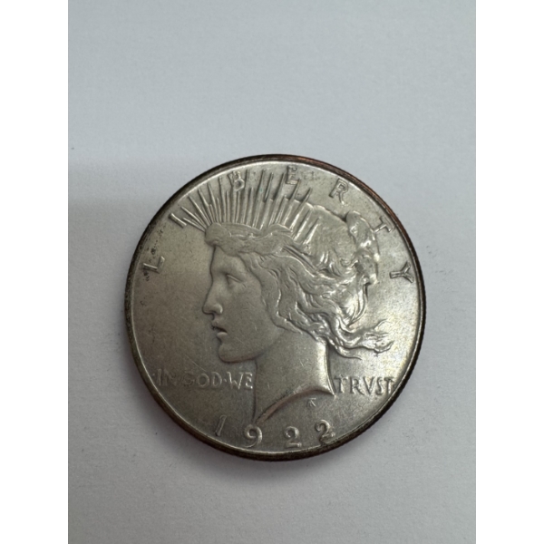 1922 United States 90% Silver Peace Dollar - Incredible Condition 