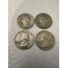 Image 1 : 4 - United States Washington Silver Quarters - $1.00 Face Value