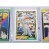Image 3 : Three Jose Canseco Oakland Athletics '92 Topps & '89 Donruss Trading Cards in Protective Holders 