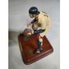 Image 5 : Limited Edition, Excellent Condition Danbury Mint Thurman Munson 6.5'' x 7'' All Star Figure On Wood