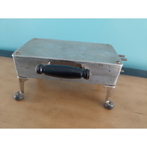 Vintage 1950s Stainless Steel Electric Waffle Iron - See Pics