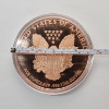 Image 3 : Walking Liberty Design 5 AVDP Ounce .999 Fine Copper Round - in Capsule