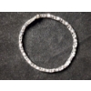 Image 3 : Beautiful Diamond 10K White Gold Bracelet Weighing 8.7 Grams