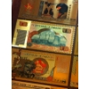 Image 4 : Set of 10 - 24k Gold Foiled BANK OF ZIMBABWE Bank Notes - (Real 24k Gold)  5.3 gr Per Note.