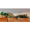 Image 1 : Group Lot Of Floral Arrangements - Top Of Kitchen Cabinets - As Pictured