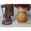 Image 6 : Hand Made & Carved Wooden Statue Figure Art Pieces