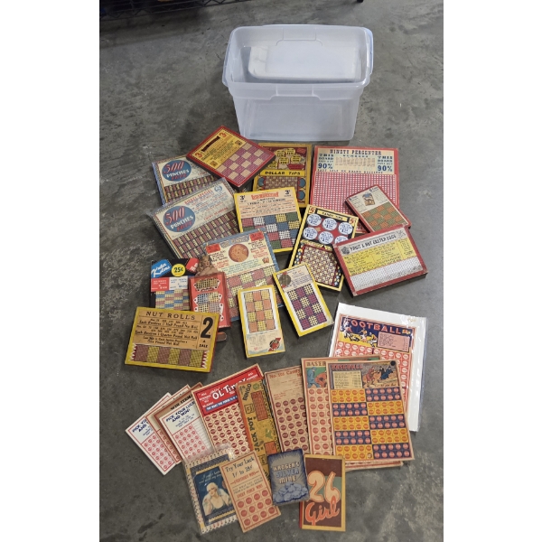 Large Vintage Gaming Group In Fantastic Condition!