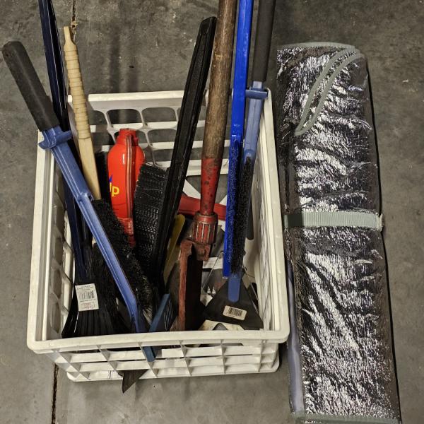 Assortment of Tools and Vehicle Accessories