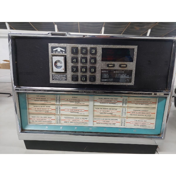 Vintage "SEEBURG" Diner Juke Box Control Center - As Pictured  16 x 13