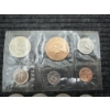 Image 7 : Six 40% Silver Kennedy Half Dollars, 1987 Proof Set, 1959 Lincoln Penny, & NRA Token
