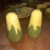 Image 1 : Vintage Very Desireable "SHAWNEE" Corn Pottery   5 1/2 Inch Salt & Pepper Shakers