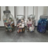Image 1 : 8 Atlas & Ball Vintage Jars With Lids Filled With Collectables