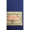 Image 3 : 50 Cent Fifth Issue Fractional Currency FR#1381 Allison/New Blue Right End pp J 