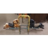 Image 4 : Circus & Carnival - Vintage Dual Pony Carnival Kiddie Ride Section  56 x 23 - Just Needs Wooden Pegs