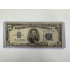 Image 1 : 1934 United States Lincoln $5.00 Silver Certificate Note in Protective Holder - Great Piece