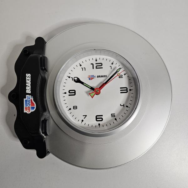 Carquest branded Wall Clock designed to resemble a Car Brake Rotor and Caliper