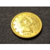 Image 4 : 1881 United States Gold $5 Coin - AGW: 0.2419 Oz