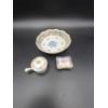 Image 2 : Vintage Glassware Items - Bavaria Schumann Forget me Not Germany Bowl - B.J. Feldman's Sons Franklin