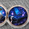 Image 3 : 2 Coin Infinity Case W/ 2 Ounces of .999 Fine Copper Colorized FT. Seductive Witch Design