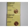 Image 1 : TWO United States GEM RED Brilliant Uncirculated Lincoln WHEAT Pennies ~ 1955-S & 1957-D