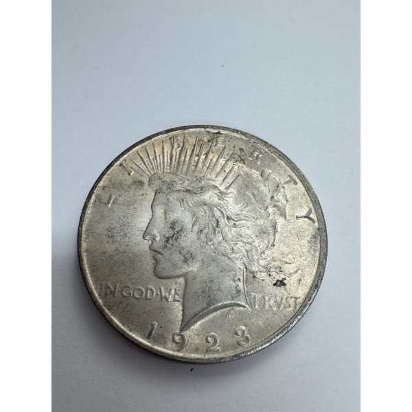1923 United States 90% Silver Peace Dollar - Incredible Condition