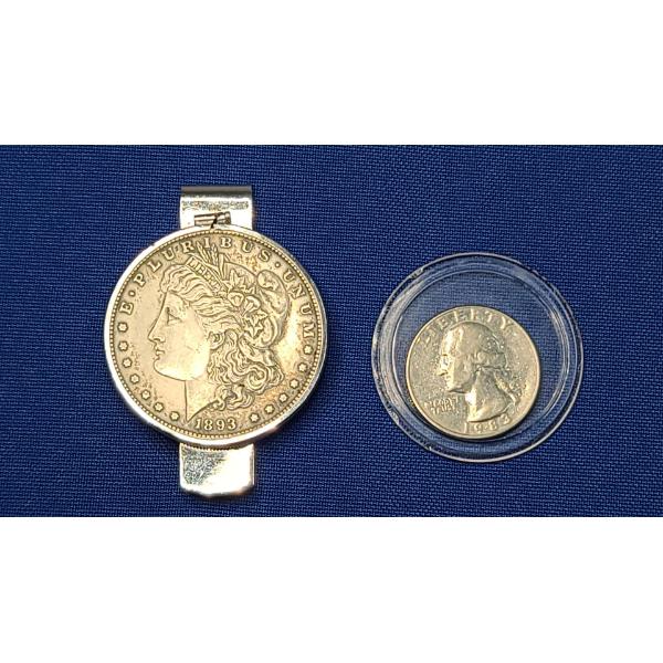 Educational Copy Coins -Double Sided Washington Head Quarter / Morgan Dollar