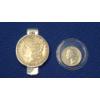 Image 1 : Educational Copy Coins -Double Sided Washington Head Quarter / Morgan Dollar