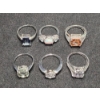 Image 9 : Gorgeous Sterling Silver Rings Ft. Stunning Opal & More - Weighing Total of 20.4 Grams
