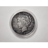 Image 1 : UNITED STATES 1924 SILVER PEACE DOLLAR ~ NICE BLACK TONED COLOR ~ Philadelphia Mint Coin!