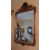Image 4 : Superb VINTAGE Ornate Victorian Mirror With Carved Oak Leaves & Cherubic Oval Portraiture