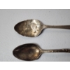 Image 2 : x2 Sterling Silver Collectible Souvenir Spoons TW: 50.5g