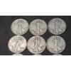 Image 2 : Assorted Years & Mint Marks Walking Liberty 90% Silver Half Dollars - Face Value: $6.00