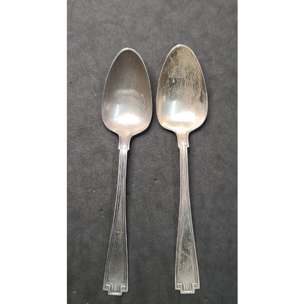 (2) Sterling Silver Spoons - Weight: 32.2g