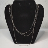 Image 1 : Three Sterling Silver Necklaces, Various Lengths, Total Weight: 11.8g