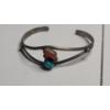Image 2 : Sterling Silver Navajo Cuff Style Bracelets & Necklace - Total Weight: 19.8g