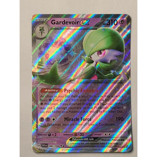 Gardevoir EX (086/198) Double Rare Holo Pokémon Card From The Scarlet & Violet Base Set