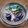 Image 2 : Colorized One Ounce .999 Fine Copper Limited Edition The Joker Round in Capsule