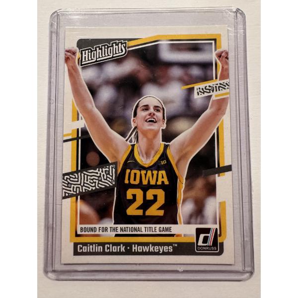 2024 Caitlin Clark Panini ROOKIE Basketball Card - Mint Condition In Protective Holder - Exceptional