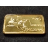 Image 5 : Vintage Gold Plated 28th State Texas One Troy Oz .999 Fine Silver Bar 