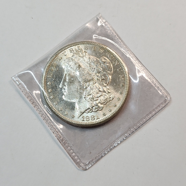 1881-S Silver Morgan Dollar - 90% Silver U.S. Coin
