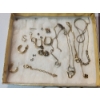 Image 7 : Nice Large Lot of Assorted Costume Jewelry: Gold & Silver Tone Bracelets, Necklaces, Earrings, Pins