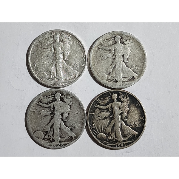 $2.00 Face Value in Walking Liberty 90% Silver Half Dollars