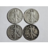 Image 1 : $2.00 Face Value in Walking Liberty 90% Silver Half Dollars