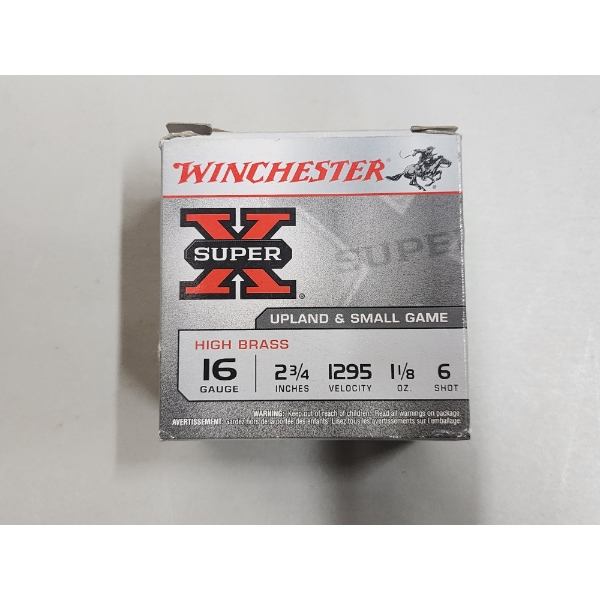 Winchester Super-X Upland & Small Game 16 Gauge Shotshells 