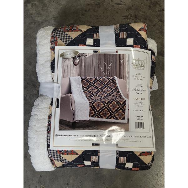 Brand New! Cute & Cozy 50''x60'' Sherpa Throw Blanket 