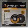 Image 3 : New! Hoteche Box Of Ten- #40 Aluminum Oxide 4 1/2''x7/8'' Flap Discs